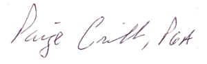  Paige Cribb Signature